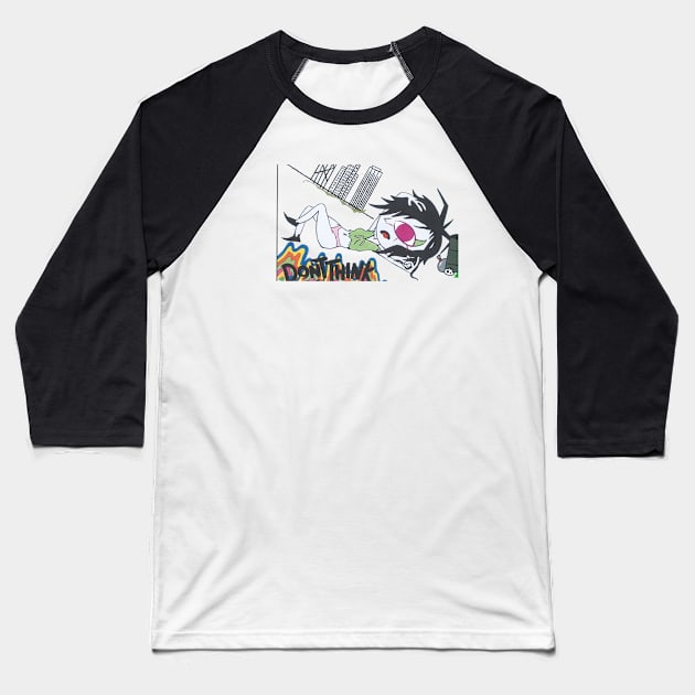 Radioactive Eye Baseball T-Shirt by XxDontxThinkxX